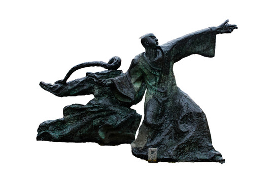 古代人物雕像