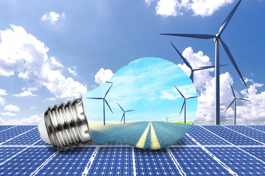 新能源 風(fēng)力發(fā)電和太陽(yáng)能發(fā)電
