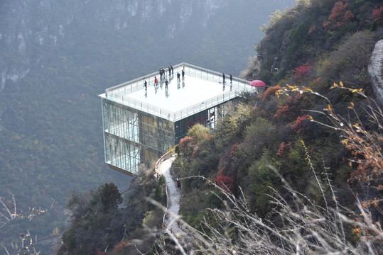 太行山大峽谷 玻璃觀景臺