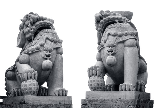 石獅子 素材