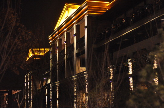 南宮溫泉度假村夜景