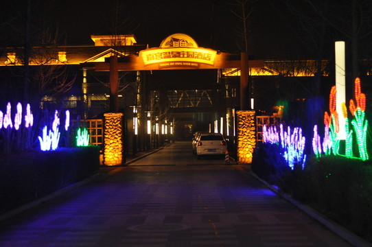 南宮溫泉度假村夜景