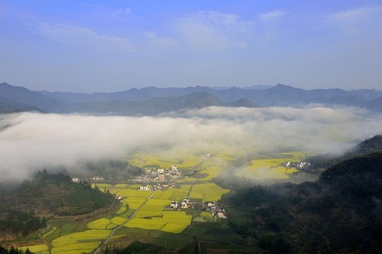 皖南柯村云霧