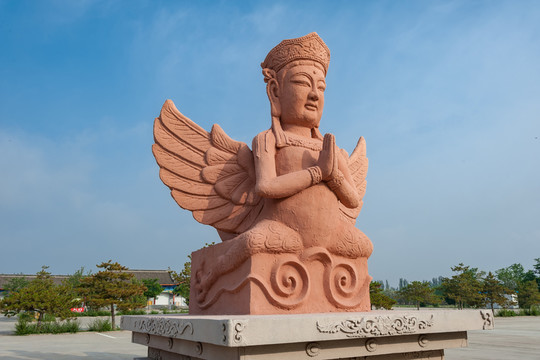 西夏圖騰雕塑