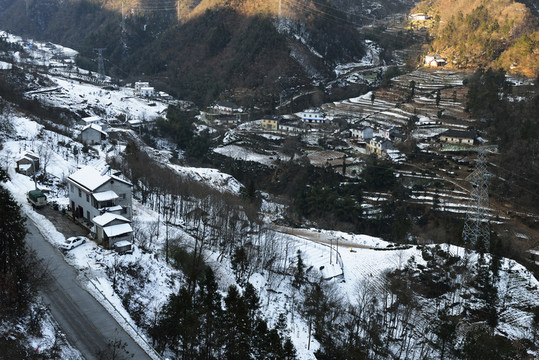 鄉(xiāng)村雪景