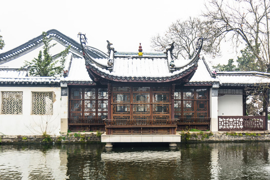 南京總統(tǒng)府雪景
