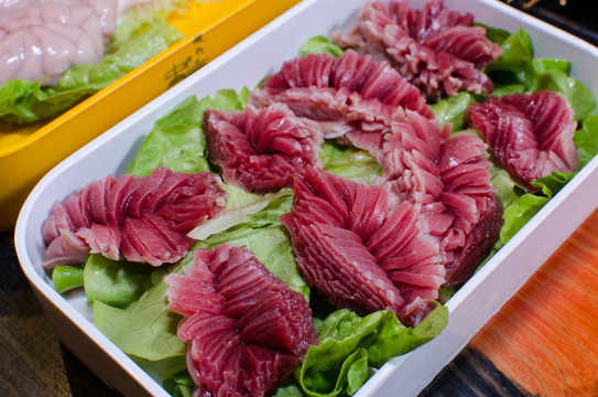 腱花