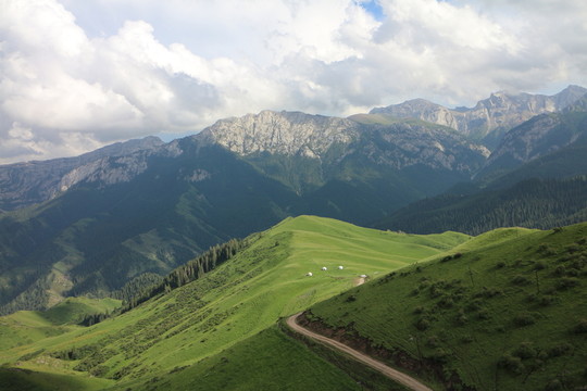 伊犁山谷美景