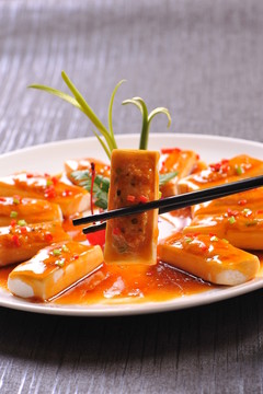 鮑汁釀豆腐 （6）