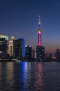 北外灘陸家嘴夜景