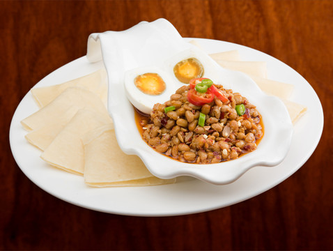 咸蛋烙饃