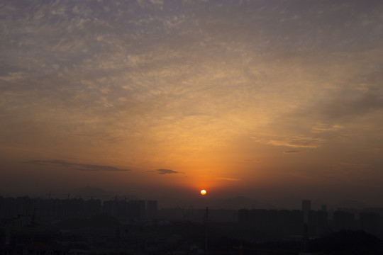 黃昏油畫