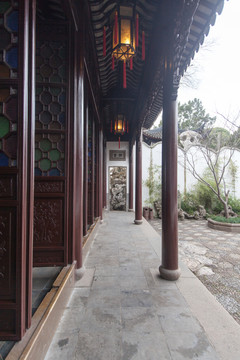 園林回廊 走廊