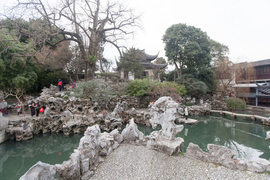 園林水景 假山