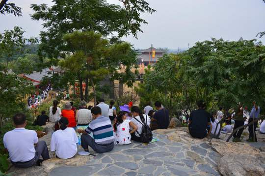 清明上河園游客