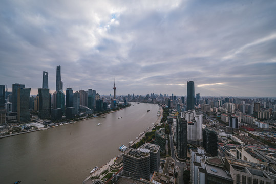 上海陸家嘴城市風光