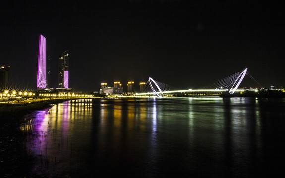 南京江濱夜景
