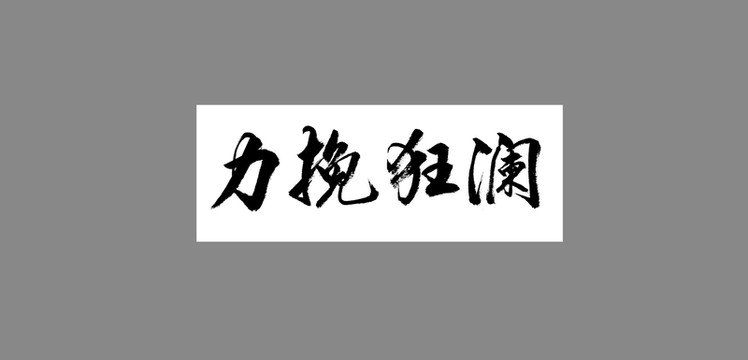 力挽狂瀾