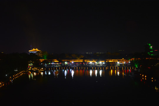 清明上河園 美食街夜景