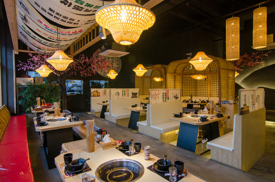 文化火鍋店環(huán)境圖