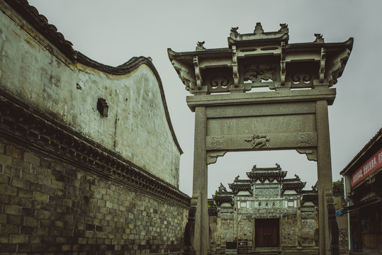 旌節(jié)牌坊 大夫第門(mén)坊