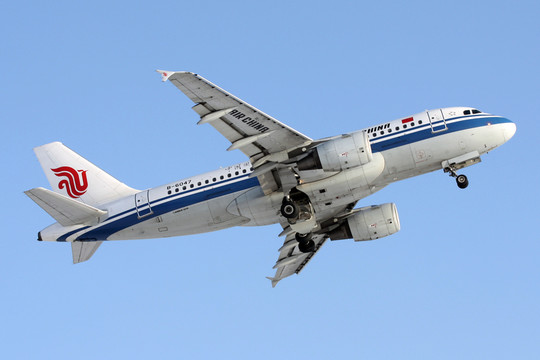 飛機(jī)起飛 民航 中國國際航空