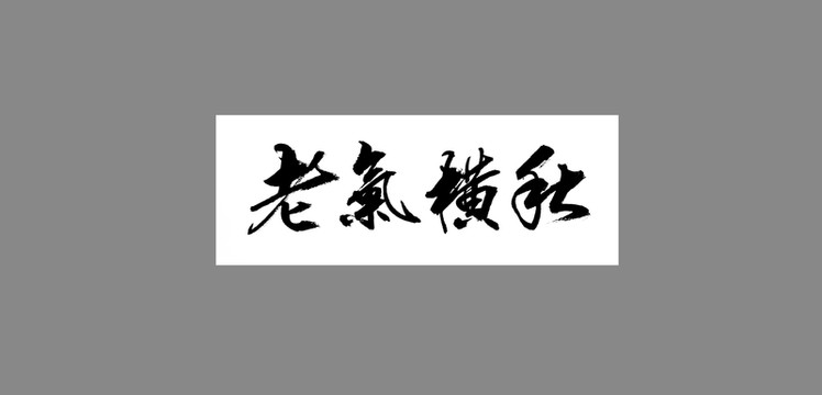 老氣橫秋