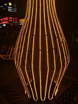西安 鐘樓 鼓樓 周邊 夜景