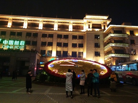 西安 鐘樓 鼓樓 周邊 夜景