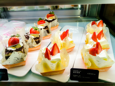 甜品臺(tái) 甜點(diǎn) 面包店