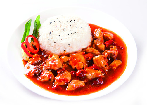 香菇滑雞飯