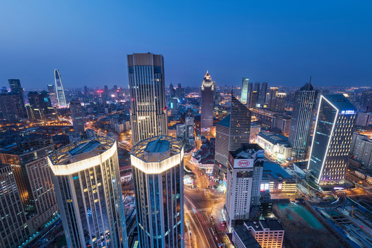 天津都市夜景
