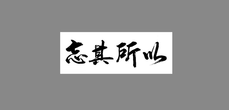 忘其所以