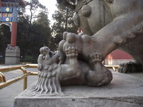 景山公園石獸