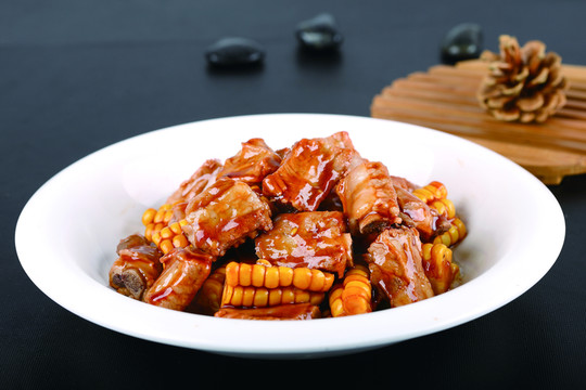 玉米燒排骨