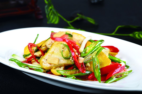 小炒外婆豆腐
