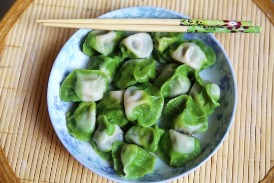 翡翠白玉餃子