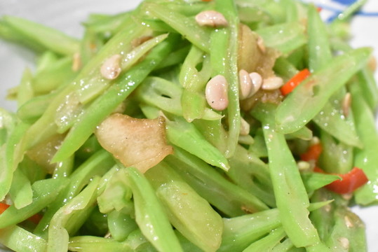 清炒四季豆