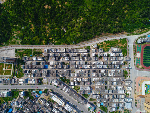建筑群 俯拍建筑