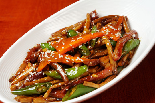 小炒茶樹菇