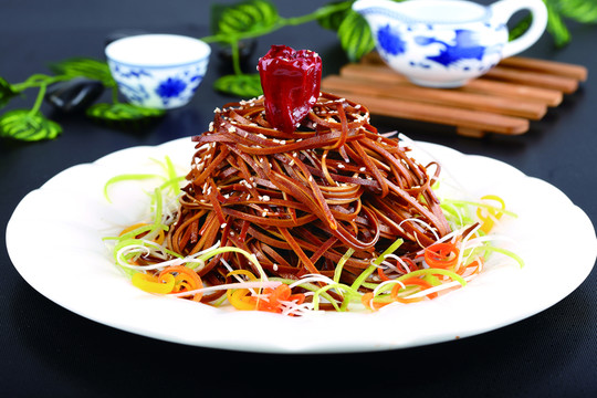 麻辣拌干絲