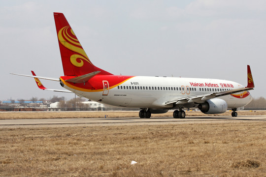 飛機滑行 民航 海南航空