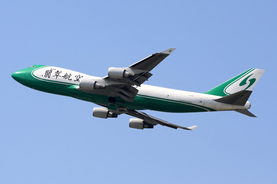 翡翠航空 波音747 飛機(jī)起飛