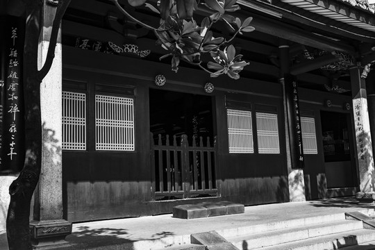 寺院光影