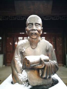 雪中古鎮(zhèn)