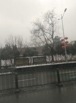 西安 第2次雪景 北郊 大唐西