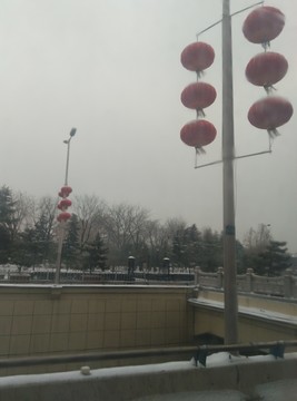 西安 第2次雪景 北郊 大唐西