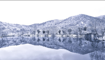 黑白畫意雪景風(fēng)光攝影