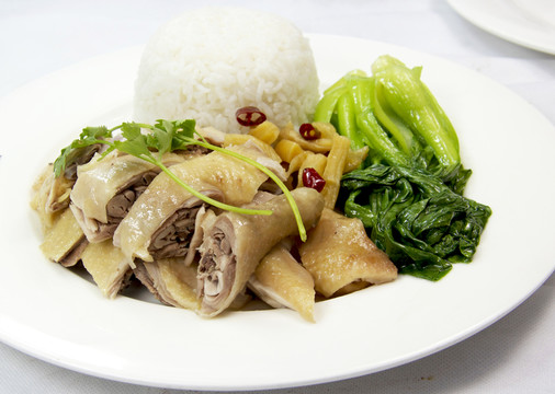 白切文昌雞飯