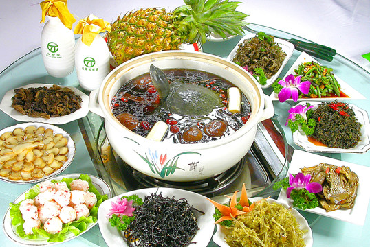 甲魚煲 甲魚火鍋整體圖